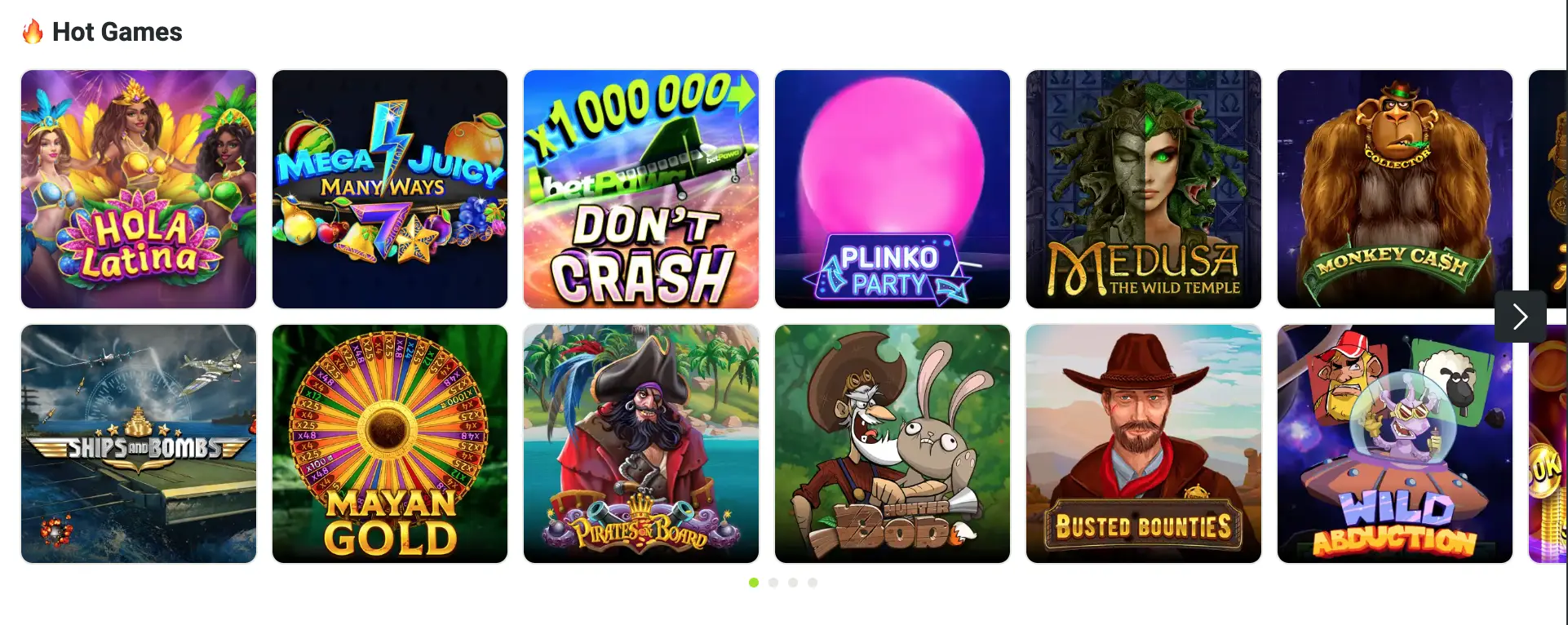 hotgames section